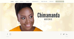 Desktop Screenshot of chimamanda.com