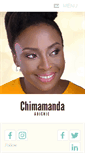 Mobile Screenshot of chimamanda.com